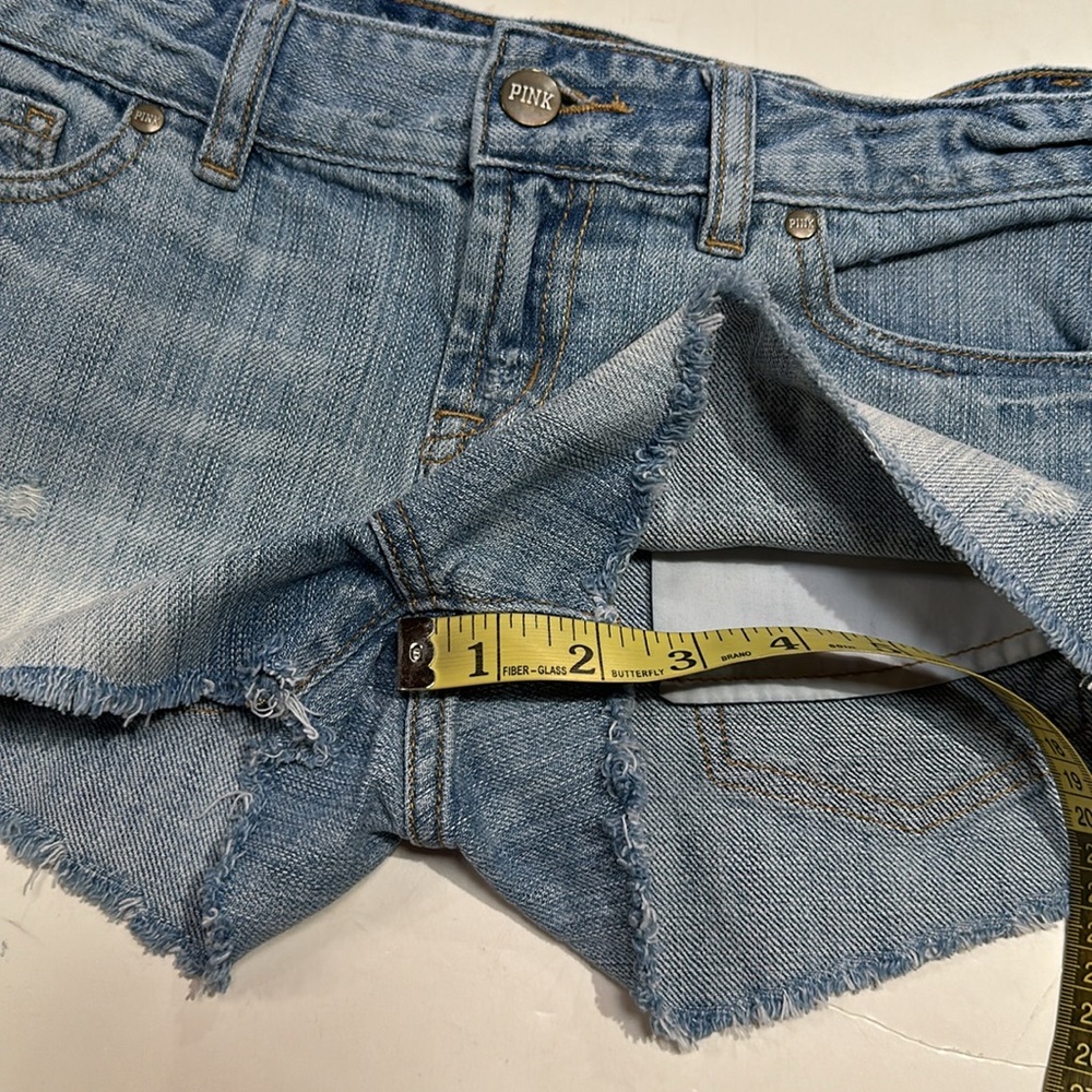 PINK Victoria’s Secret Cutoff Denim Shorts - Picture 7 of 11